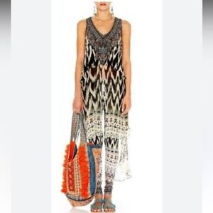 Camilla Franks Call of the Wild Multilayer Top Overlay Size 1 Small